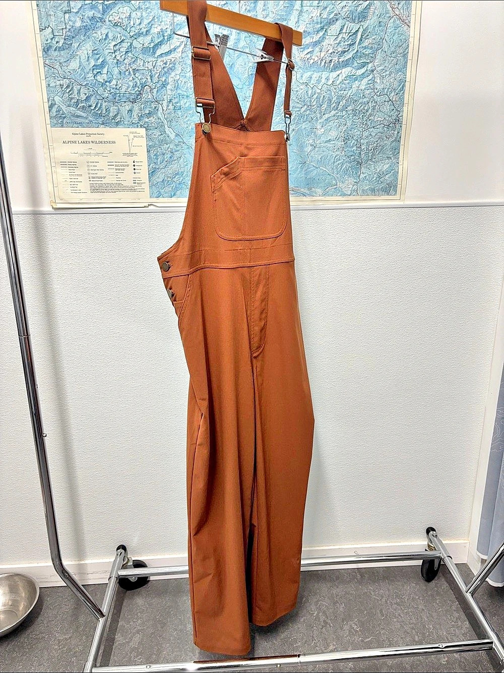 Wild Rye Emmett Overalls Brown Size 12 NWT